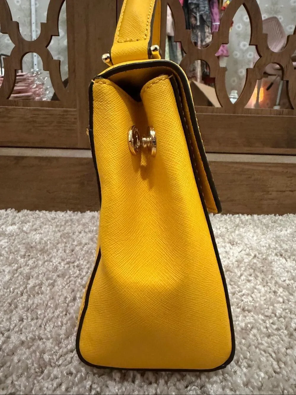 Michael Kors Ava small saffiano leather top-handle crossbody bag